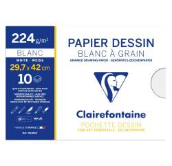 Dessin à Grain pochette 10F A3 224g