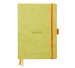 Rhodia Goalbook Softcover Notebook - Dot - 120 Sheets - 90gsm - Anise