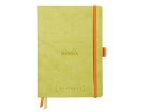 Rhodiarama Goalbook souple A5 240 pages dot papier blanc 90g - Anis
