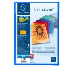 Protège-documents en polypropylène semi rigide Kreacover® - A4 - Couleurs assorties