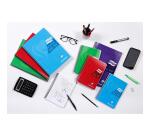 Carnet reliure intégrale EUROPA GLOSSY A5 180 pages détachables micro-perforées ligné + marge