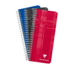 Carnet reliure intégrale 8,5x20cm 180 pages petits carreaux - Assortis