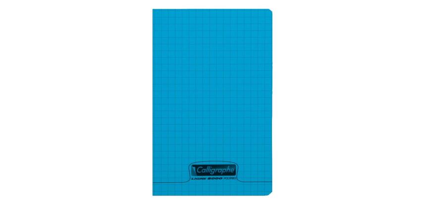 8000 POLYPRO, Carnet piqué 9x14 cm 96 pages petits carreaux 90 g - Assortis