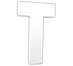 Lettre T 20,5cm - Blanc