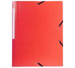 Linicolor 3 Flap Folder With Elastic Straps Opaque Polypropylene A4