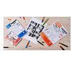 Manga Illustrations bloc collé 50F A5 100g