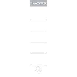 Exacompta Spine Labels for Lever Arch Files, 50mm spine - White