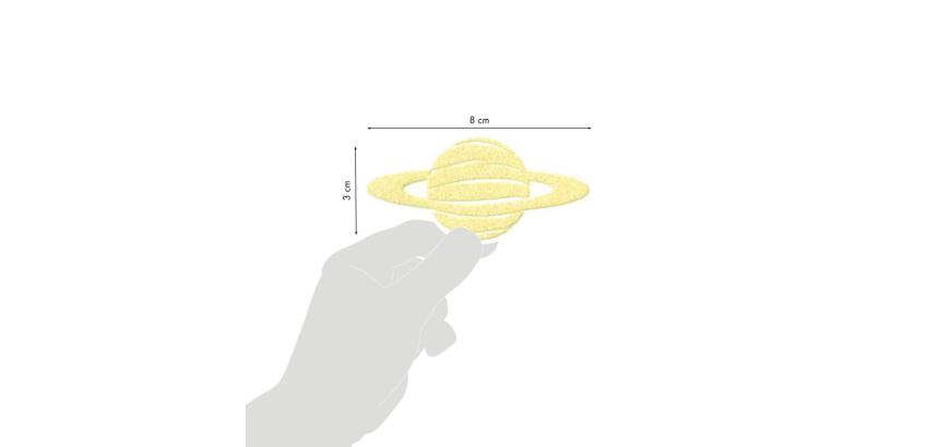 Phospho' Stick, Sach 2 pl 10,5x16cm, Planètes - Jaune fluo
