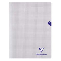 Cahier piqué Mimesys 24x32cm 96 pages petits carreaux couverture polypropylène