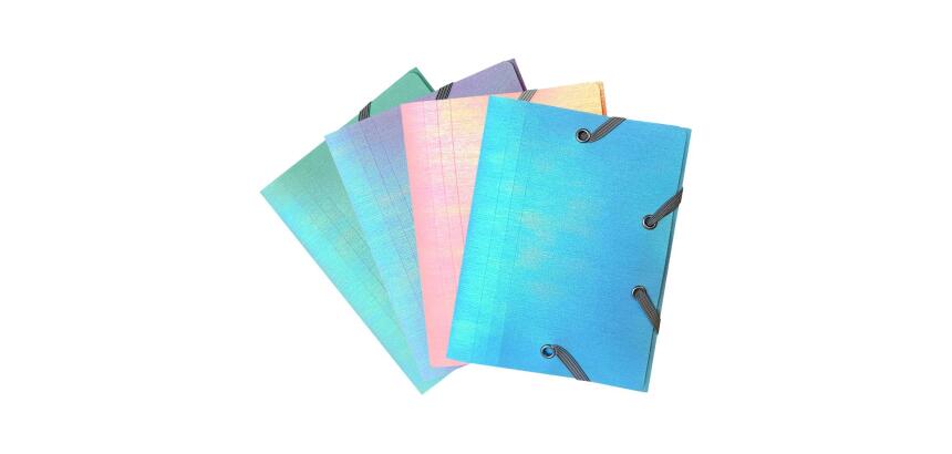 Exacompta Candy Tidy Elasticated Folder with 3 Flaps A6 PP - Assorted colours