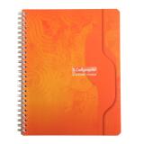 Cahier reliure intégrale 7000 17x22 cm 100 pages petits carreaux 70 g - Assortis
