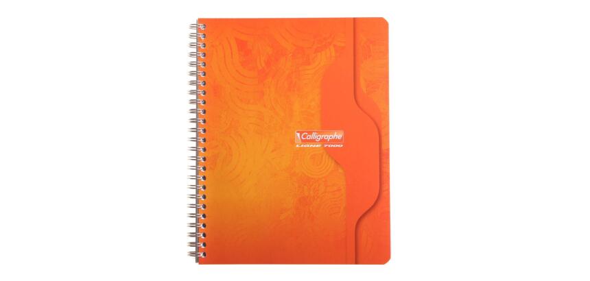 Cahier reliure intégrale 7000 17x22 cm 100 pages petits carreaux 70 g - Assortis