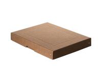 Caja de almacenamiento PureBox Naturaleza de Exacompta A4 24 x 32 x 4 cm de alto - Marrón