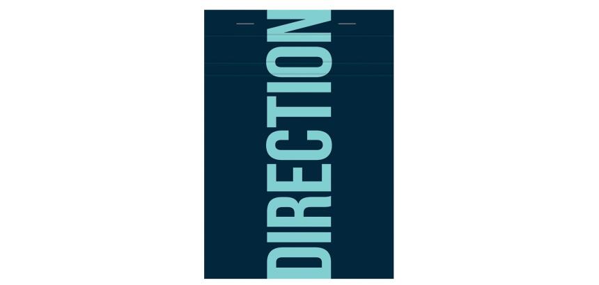 Bloc de bureau Direction agrafé A5 100 feuilles petits carreaux 70 g - Bleu