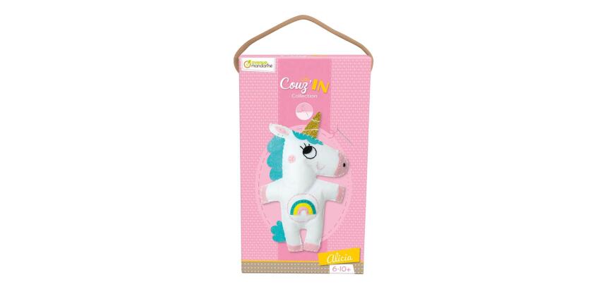 Little Couz'In, Alicia la licorne - Blanc