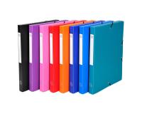 Boite de Classement Exabox Dos 25mm polypropylène 7/10e OPAK - A4 - Couleurs assorties