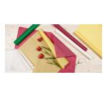 PAPIER DE SOIE, Rouleau de 24 feuilles 18g/m2 au format 50x75cm - Bordeaux