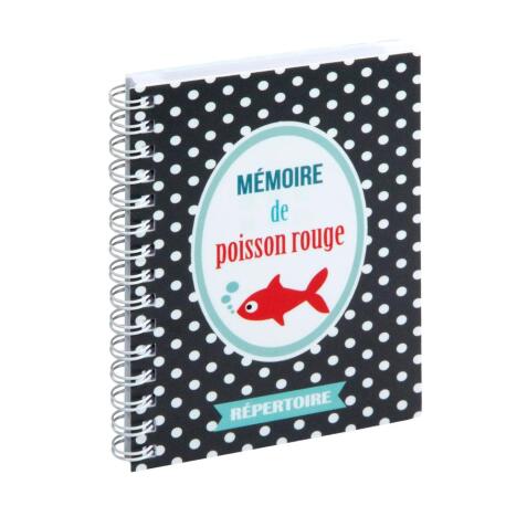 Carnet d'adresses Dodo & Cath 9 x13 cm - Couleurs assorties