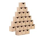Calendrier de l'avent sapin - Kraft