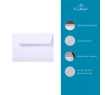 25 enveloppes C6 (114x162mm) Vélin doublées adhésives - extra blanc