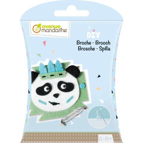 DIY Box, Broche feutrine - Blanc