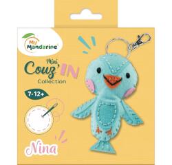 Mini Couz'In, Nina l'oiseau - Bleu