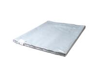 Manteles doblados - Papel gofrado Tiss Lack 80x120 cm - Blanco