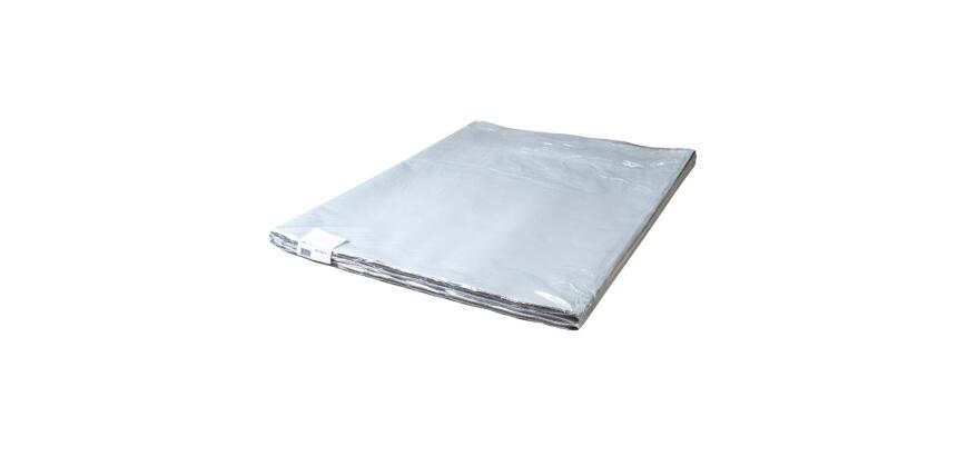 Paquet de 200 nappes papier, pliées au format, sous film - Format 80x120cm - Blanc