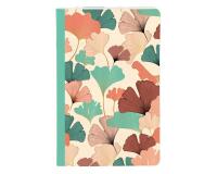 Gaïa beige, Carnet cousu fil 11x17cm, 96 pages, ligné, ass.