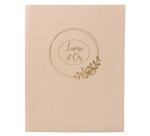 Gästebuch, 100 Seiten, Goldschnitt, Ringflower