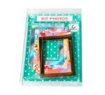 Kit fotográfico (con expositor) 10x7 cm - 6 juegos de 4 marcos de fotos magnéticos