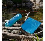 MIROR CUIR Trousse ronde Ø5,5x22 cm Miror Turquoise