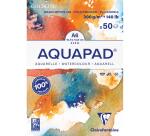 Goldline Aquapad bloc collé 50F A6 300g