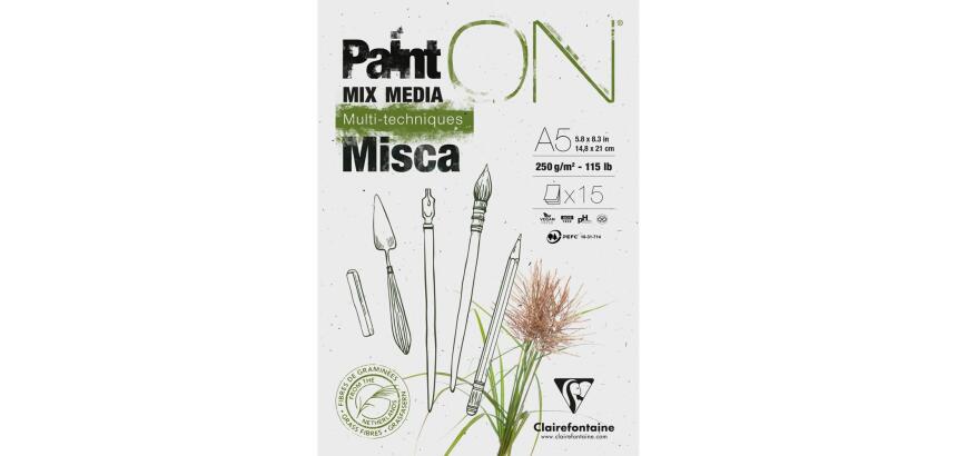 PaintON Misca bloc collé 15F A5 250g