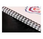 Moulin Rouge, Cahier reliure intégrale A4 21x29,7 cm, 148 pages, ligné et marge, ass.