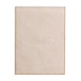 Rhodiarama clipboard with pen holder + lined pad No.12 - Beige