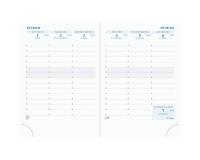 Recharge Agenda de poche Horizons 15 10,5 x 15 cm Semainier Janvier à Décembre 2026 - Tranche or