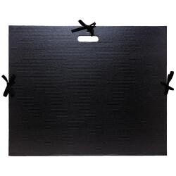 Zeichenmappe Kraft mit Band und Griff 59x72cm -für Format 50x70cm - Schwarz