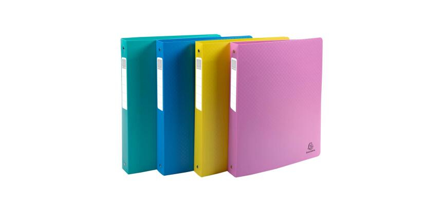 Classeur 4 anneaux 30mm polypropylène Forever Young - A4 Maxi - Couleurs assorties
