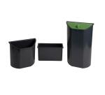 Compartiments Ecologic pour poubelles de bureau - Gris anthracite