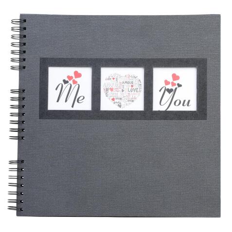 Wireb album 60p Bl 32x32cm ME&YOU Black - Black