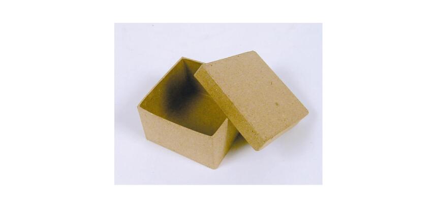 Mini boîte carrée 4,5x4,5x3cm - Kraft