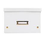 Cajas de almacenamiento NeoDeco - 29x38x19 cm, A4+ - Blanco