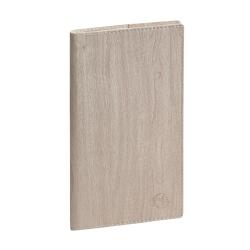 Agenda de poche Espace 17 Woody 9 x 17,5 cm Semainier Janvier à décembre 2026 - Beige