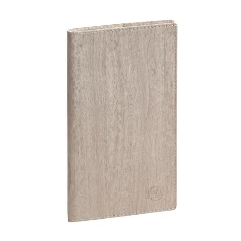 Agenda de poche Espace 17 Woody 9 x 17,5 cm Semainier Janvier à décembre 2026 - Beige