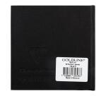 Goldline carnet rembordé rigide 50F 10x10cm 140g - Blanc
