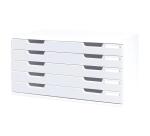 Módulo A3 combinables con A4+, deslizamiento perfecto de los cajones + 5 alturas + STOP de seguridad, tamaño: 5 X 54mm Office