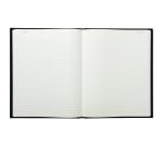 Registre 36x22,5cm ligné folioté 200 pages - Noir