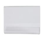 Lot de 10 porte-étiquettes A9 horizontal - Cristal