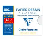Dessin à Grain pochette 12+3F 24x32cm 180g
